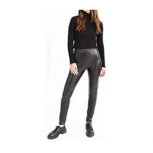 NEW MOLLY BRACKEN vegan leather leggings in black